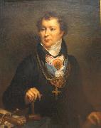 Antoni Brodowski Portrait of Ludwik Osinski. Sweden oil painting artist